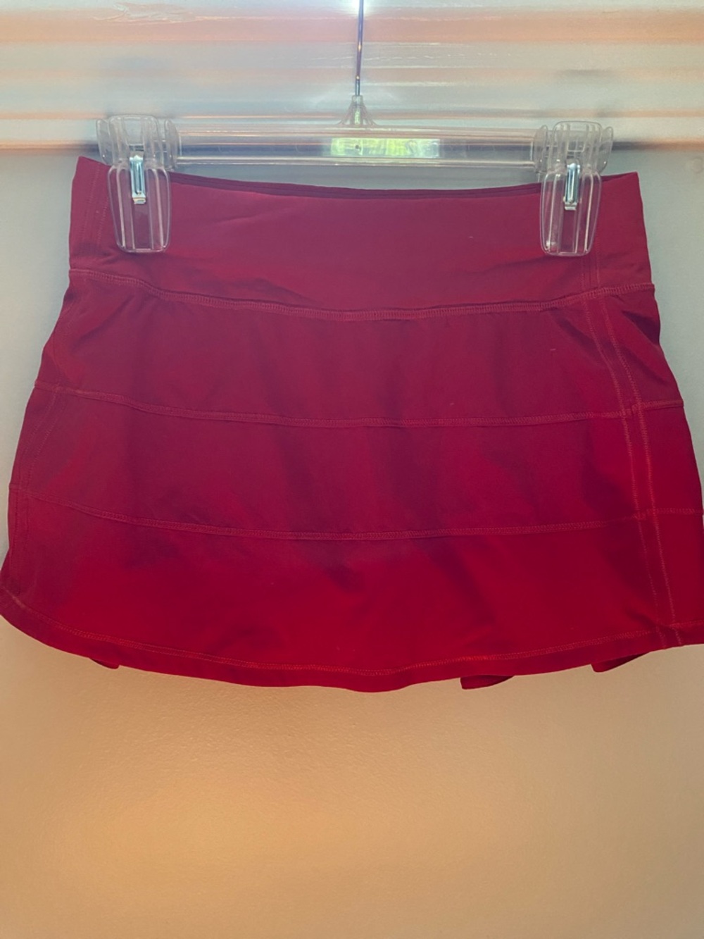 lululemon athletica Red Mini Skort